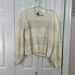 White Fuzzy Sweater